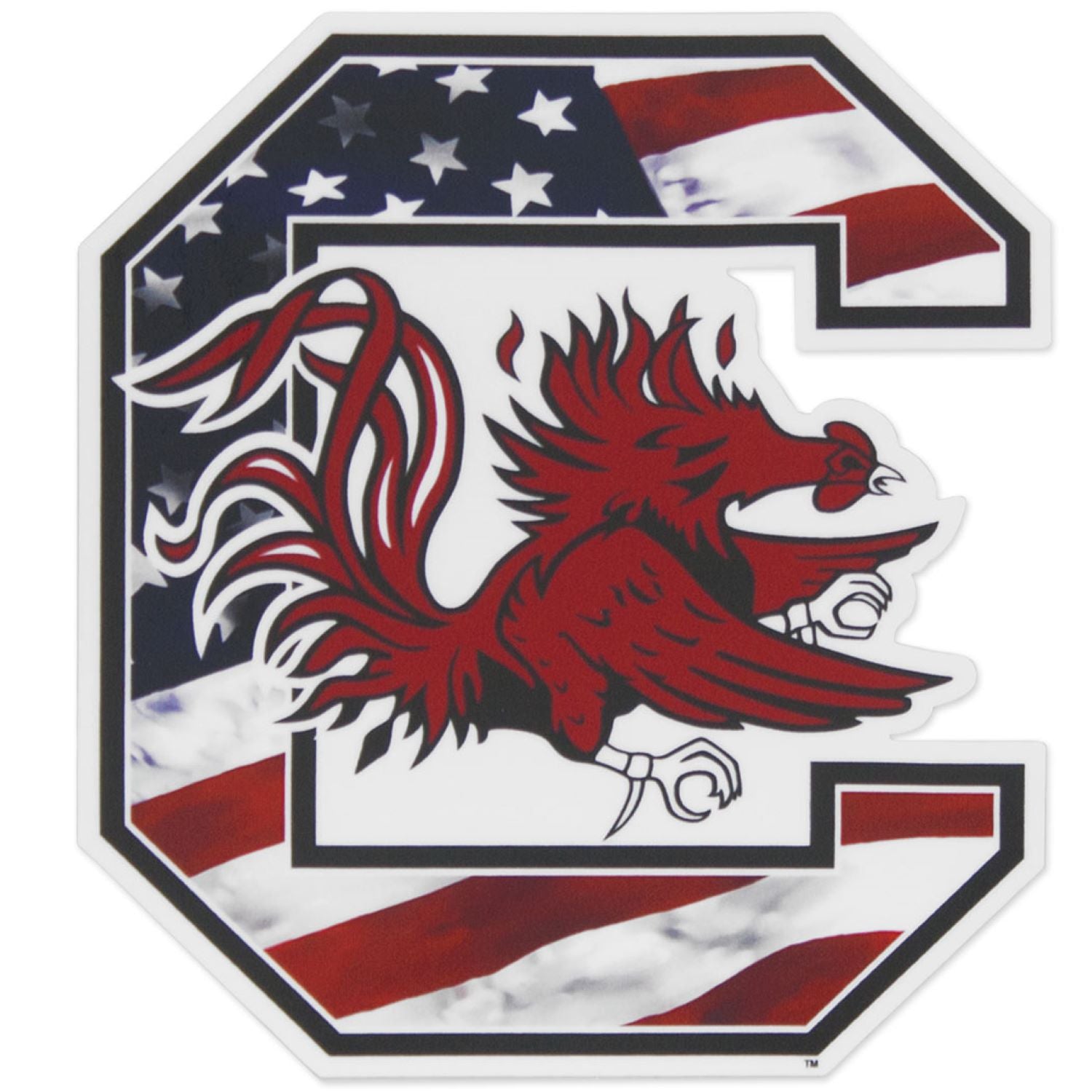 South Carolina USA 3" Block C Decal