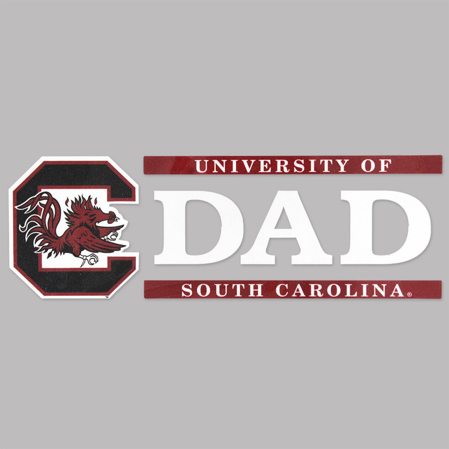 South Carolina 6x2 &quot;DAD&quot; Block C Decal