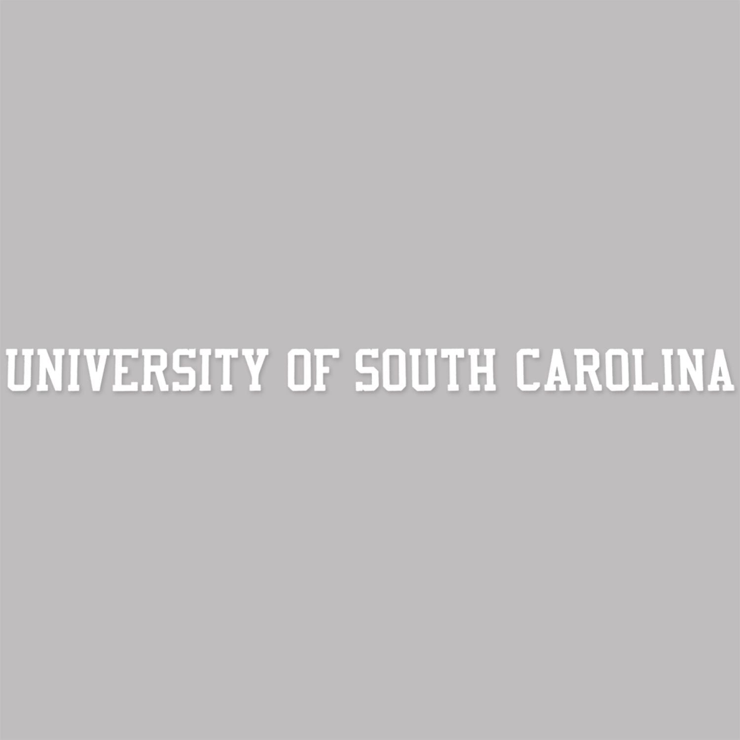 University of South Carolina White 20&quot; Text
