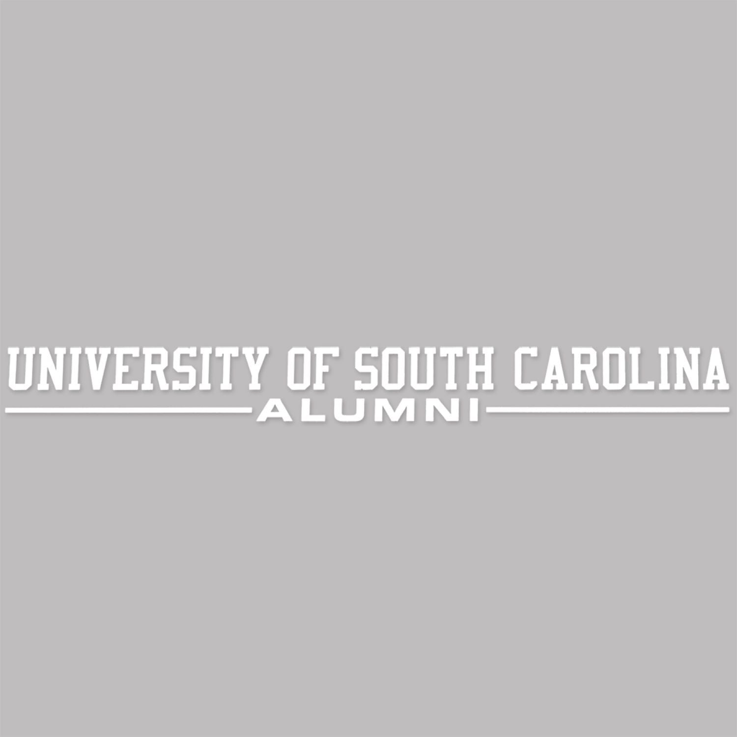 University of South Carolina White Alumni 20&quot; Text