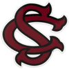 South Carolina Garnet Interlocking SC 5&quot; Dizzler