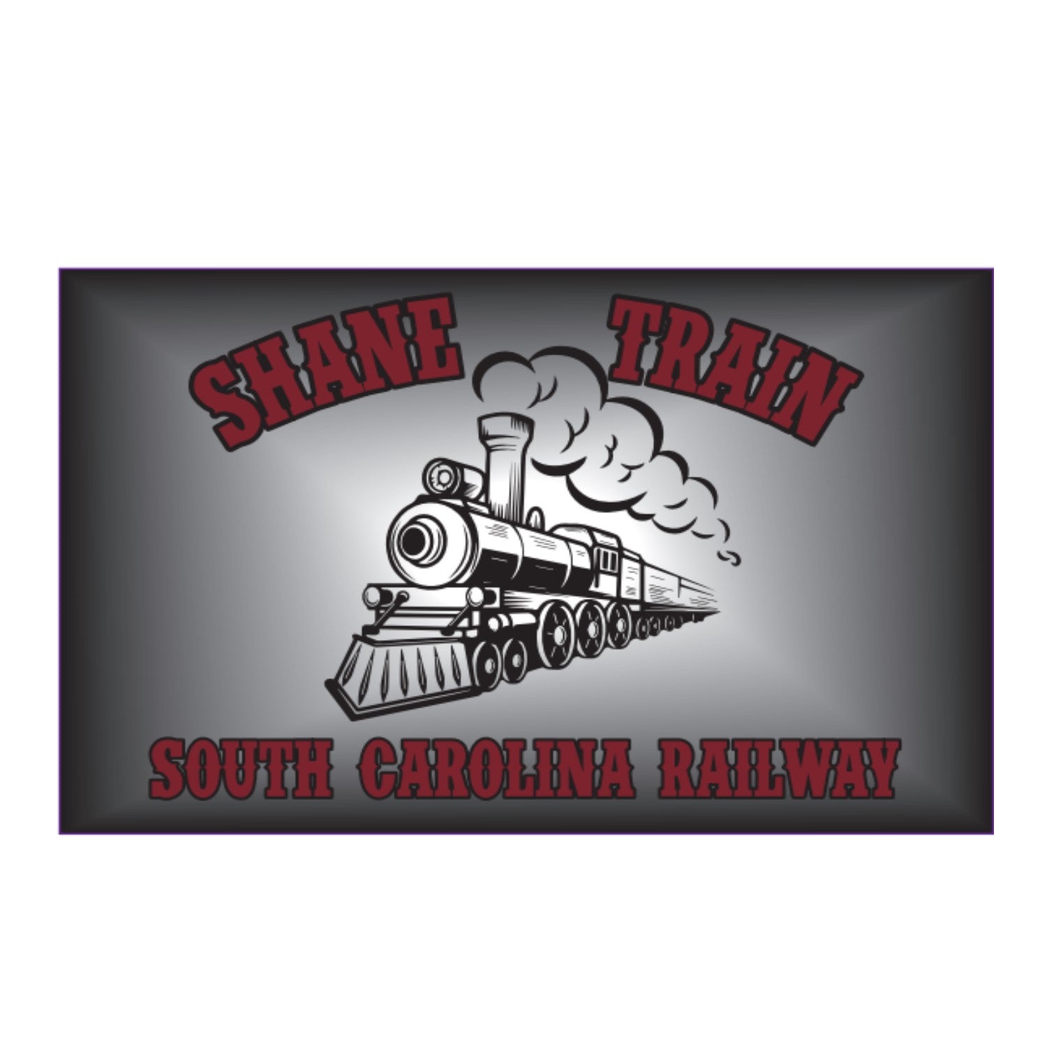 SHANE TRAIN UV VARNISH WINDOW STICKER