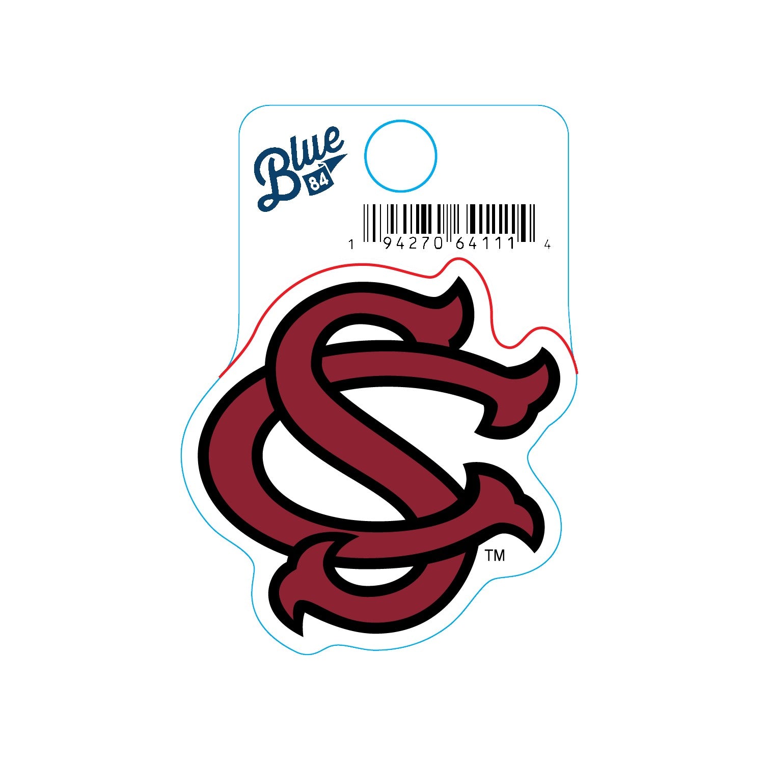 SOUTH CAROLINA INTERLOCKING SC DECAL