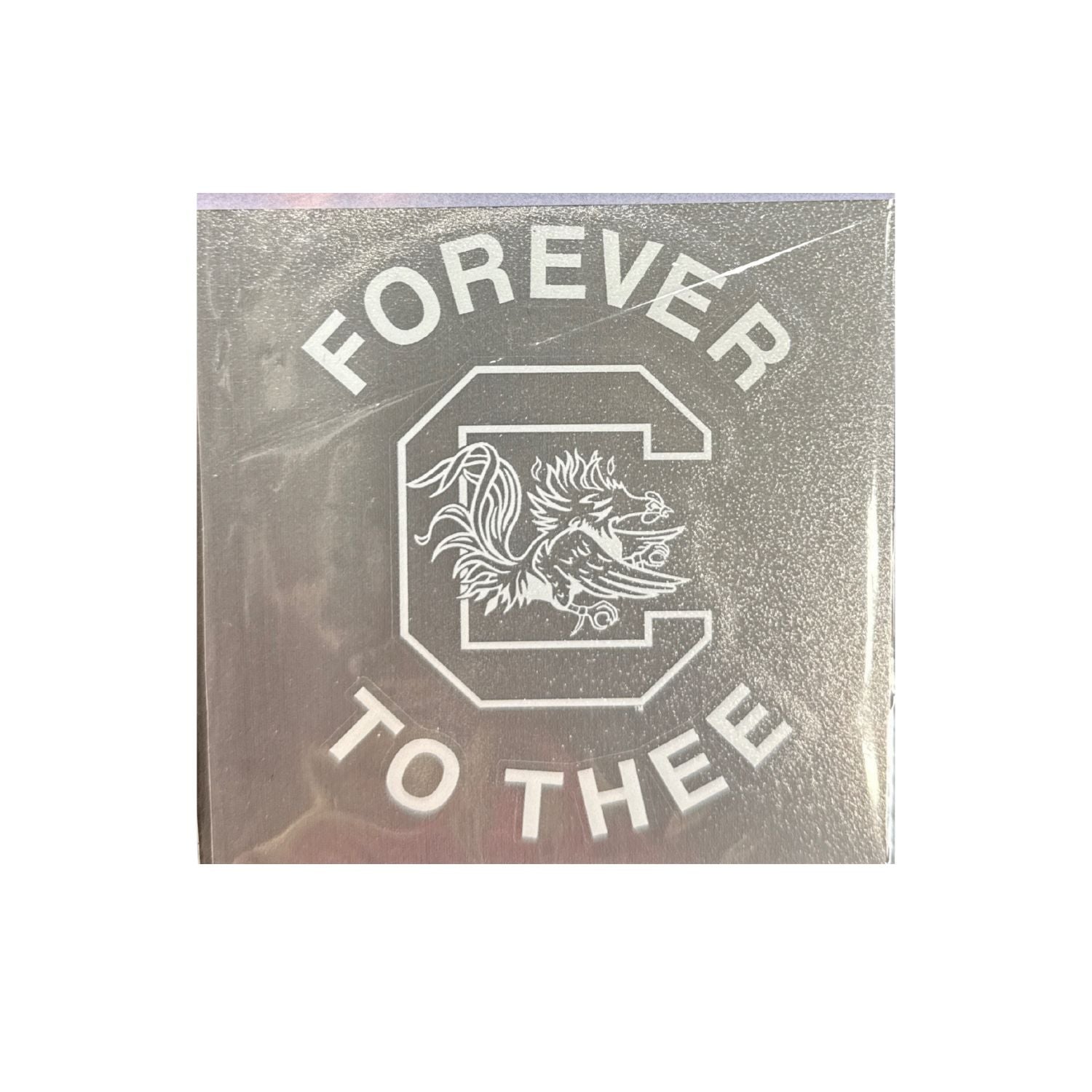 SOUTH CAROLINA GAMECOCKS 3" FOREVER TO THEE DECAL