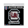 SOUTH CAROLINA GAMECOCKS ALUMNI GLITTER DECAL