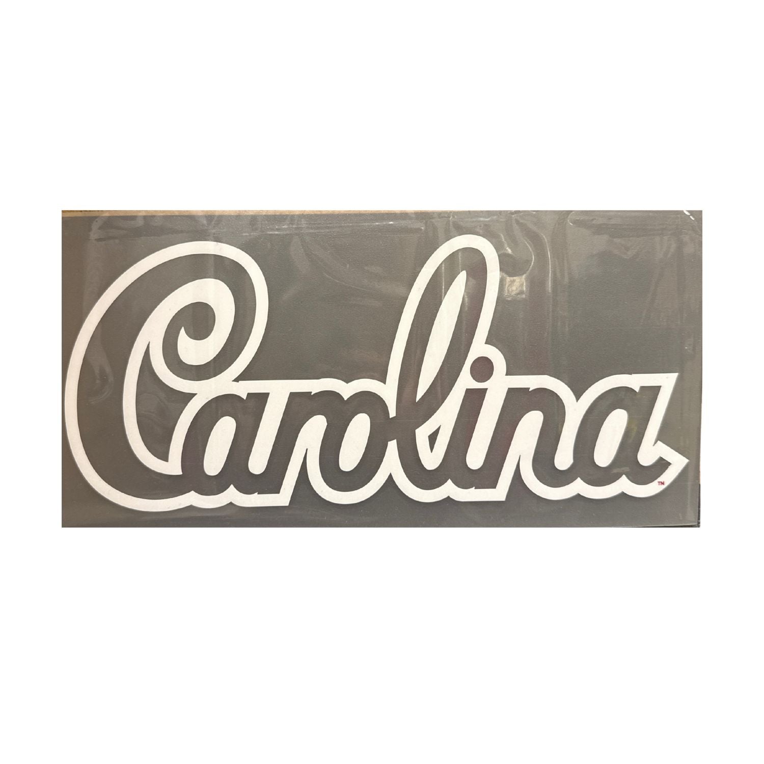 SOUTH CAROLINA GAMECOCKS WHITE 12&quot; SCRIPT DECAL
