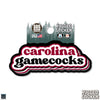 3.5&quot; BUBBLE CAROLINA GAMECOCKS RUGGED STICKER