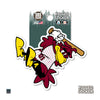SOUTH CAROLINA GAMECOCKS 3.5&quot; BASEBALL COCKY RUGGED STICKER