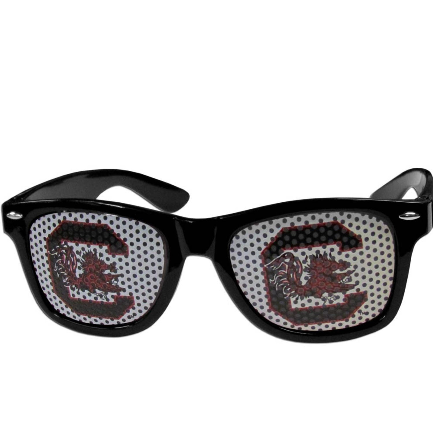 SOUTH CAROLINA GAMECOCKS BLACK WAYFARER SUNGLASSES