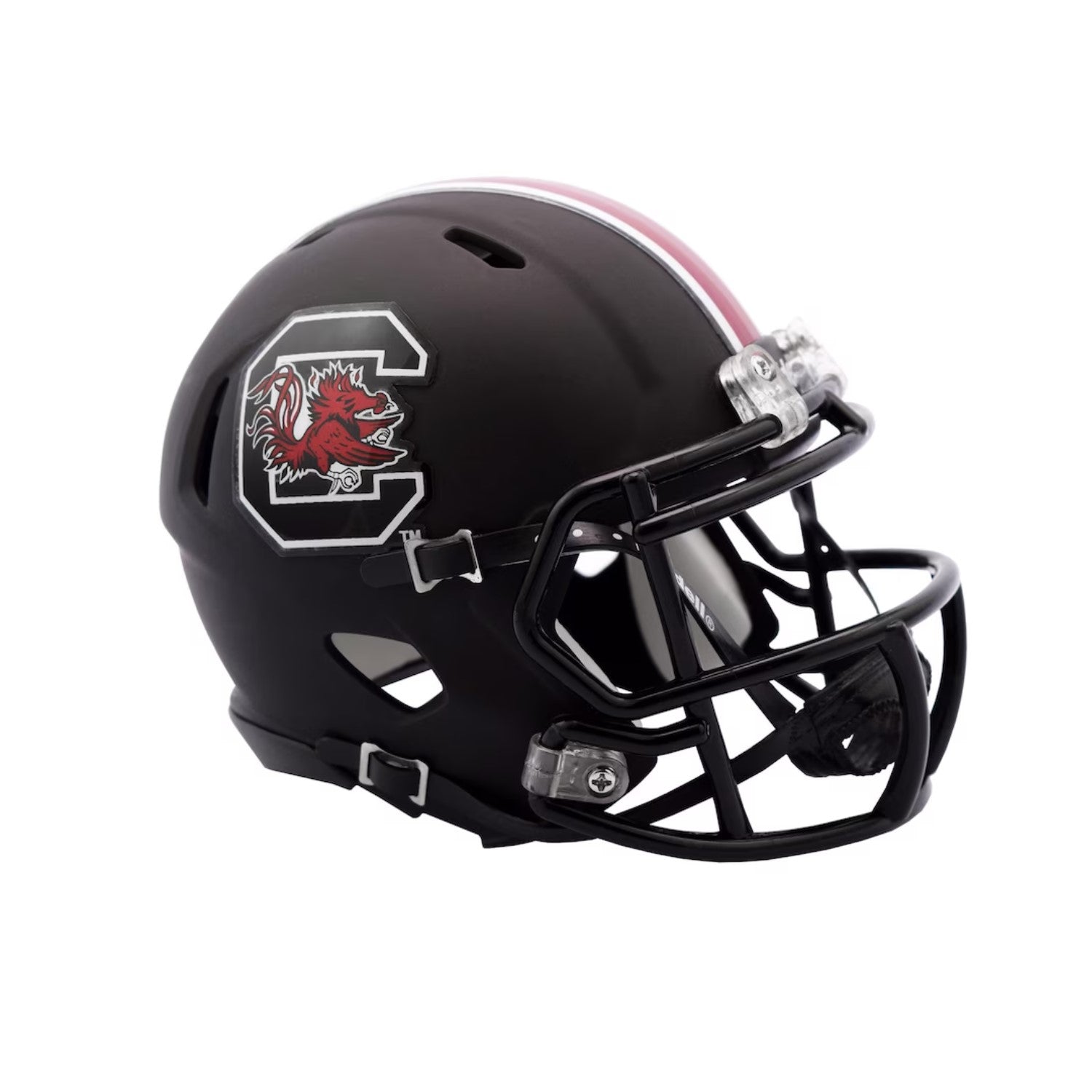 SOUTH CAROLINA GAMECOCKS MATTE BLACK MINI HELMET