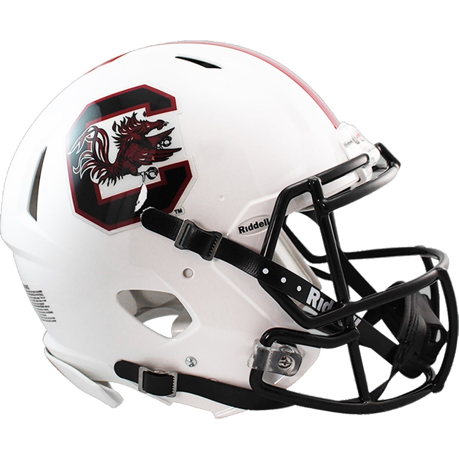 SOUTH CAROLINA GAMECOCKS WHITE FULLSIZE REPLICA HELMET