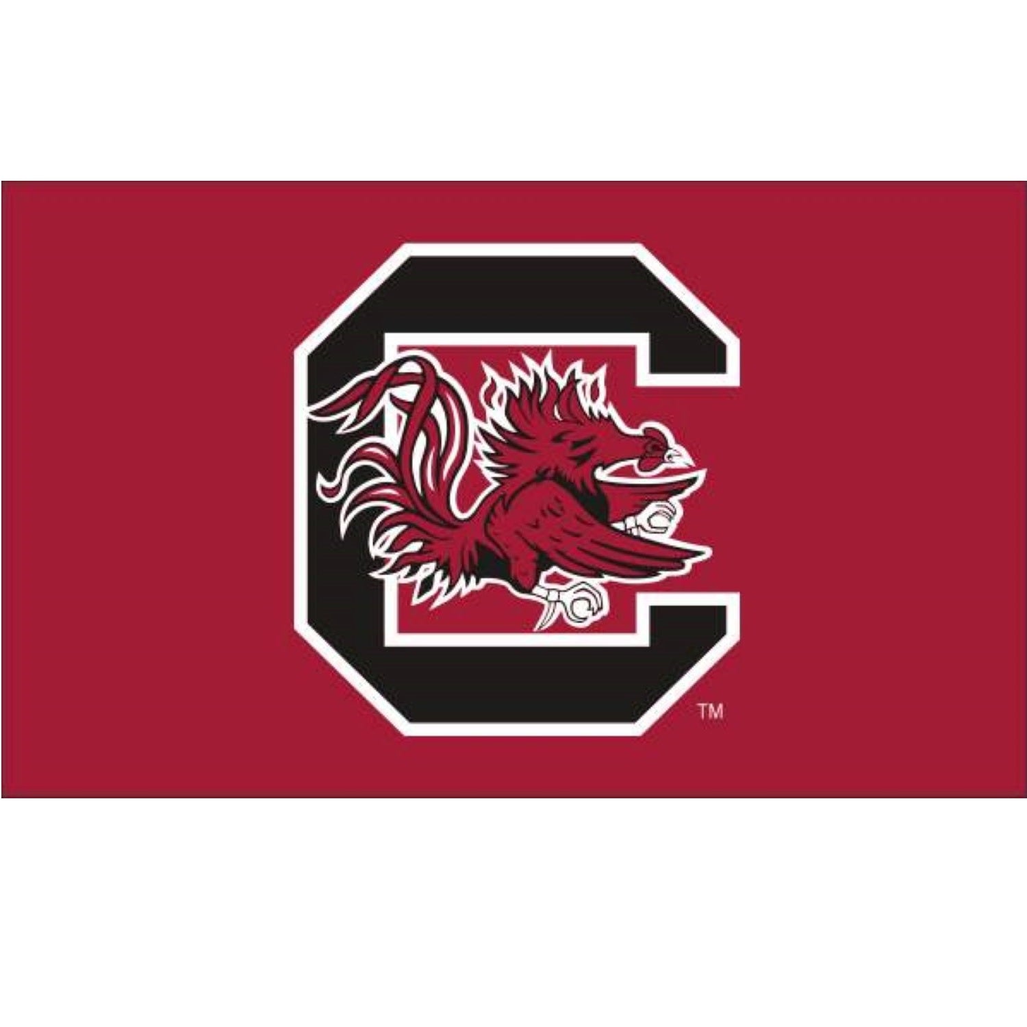 SOUTH CAROLINA GARNET 3X5 BLOCK C HOUSE FLAG