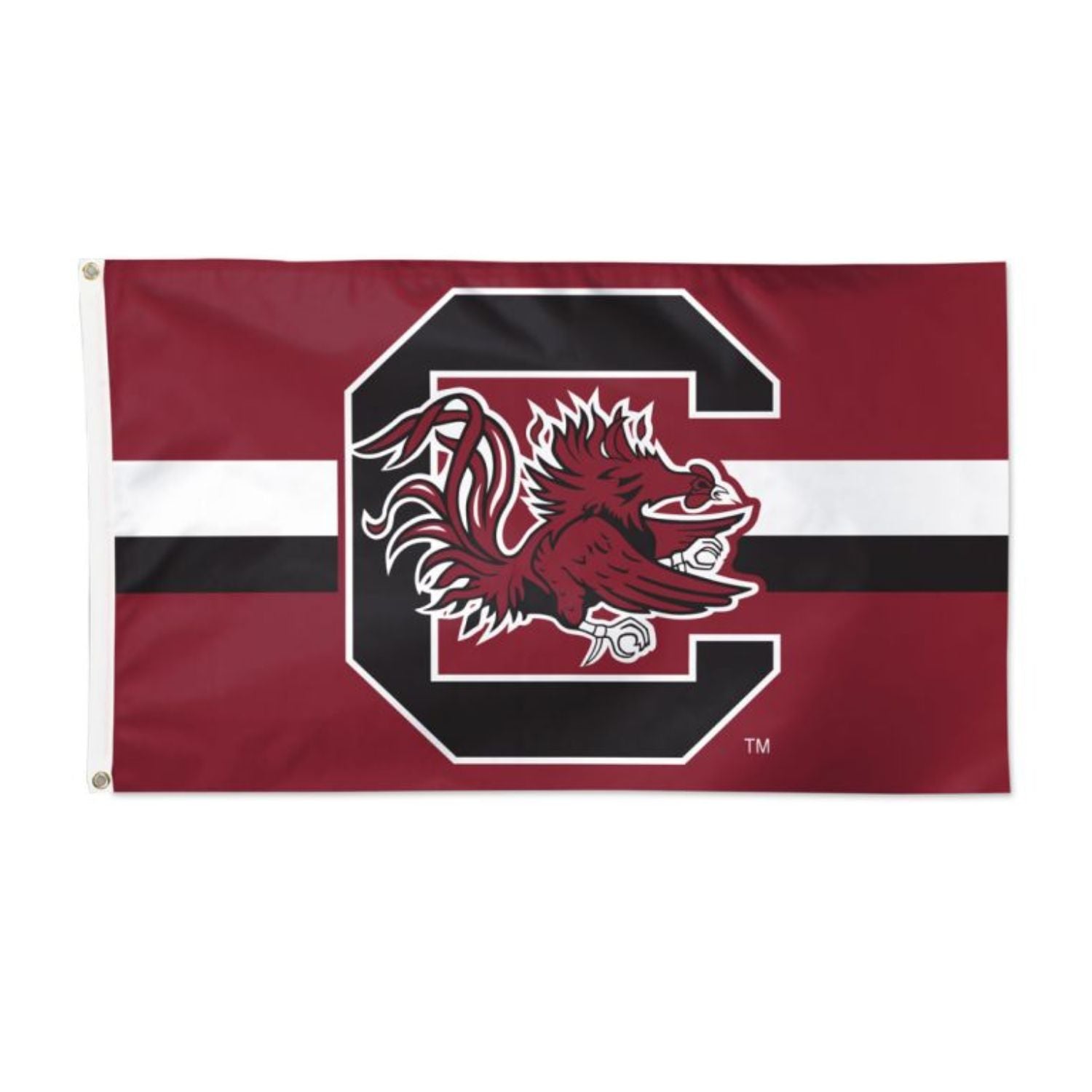 SOUTH CAROLINA GAMECOCKS GARNET C BLOCK JERSEY STRIPE FLAG