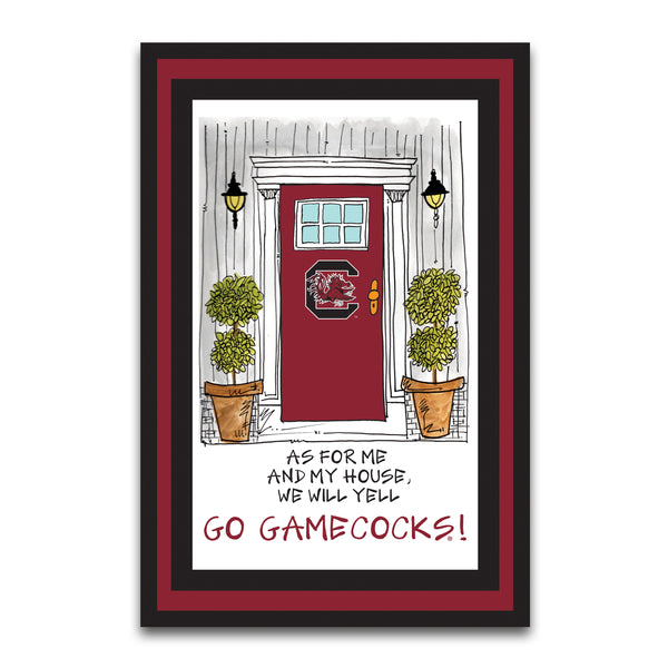 SOUTH CAROLINA GAMECOCKS FRONT DOOR GARDEN FLAG - Gamecock Traditions