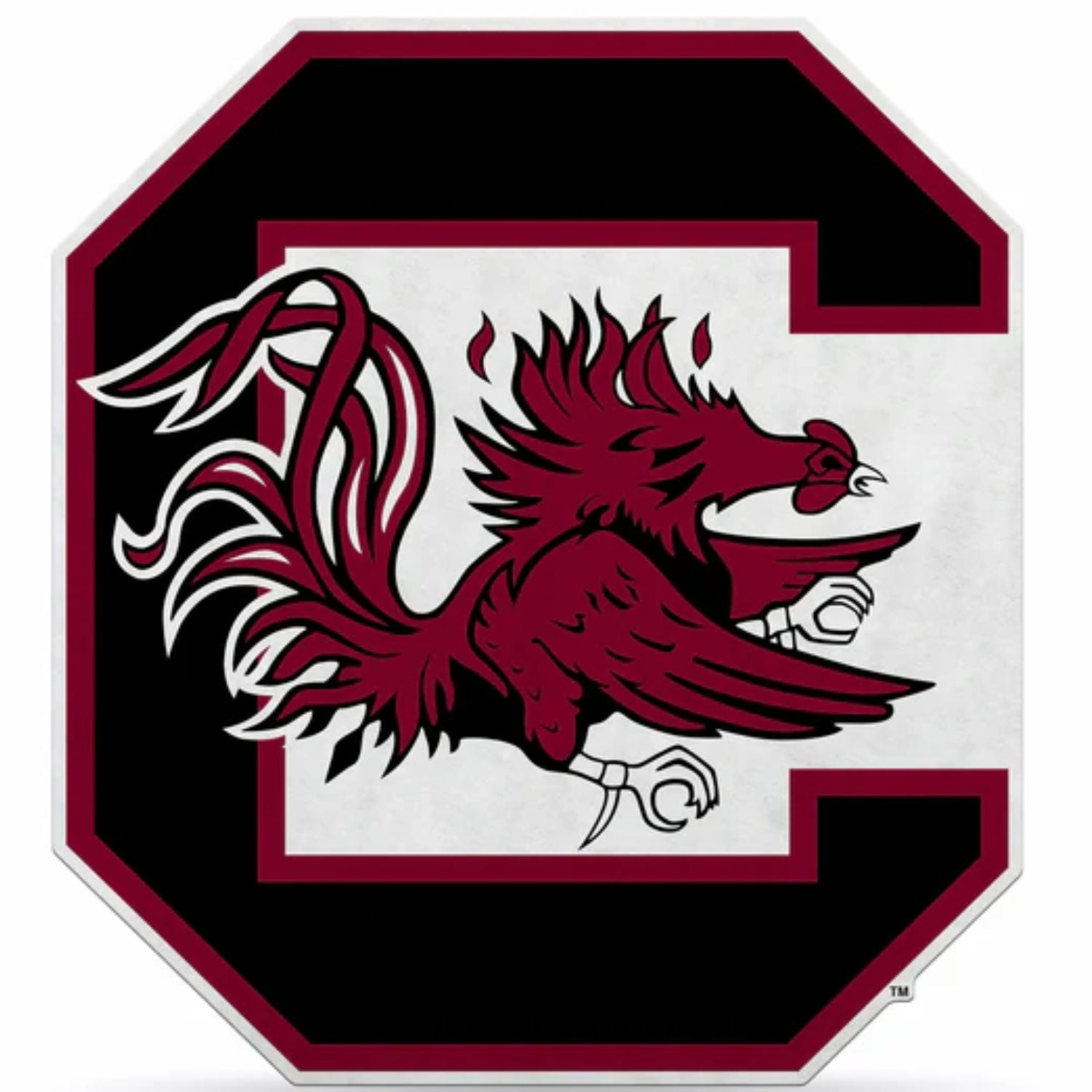 SOUTH CAROLINA GAMECOCKS GARNET/BLACK BLOCK C PENNANT