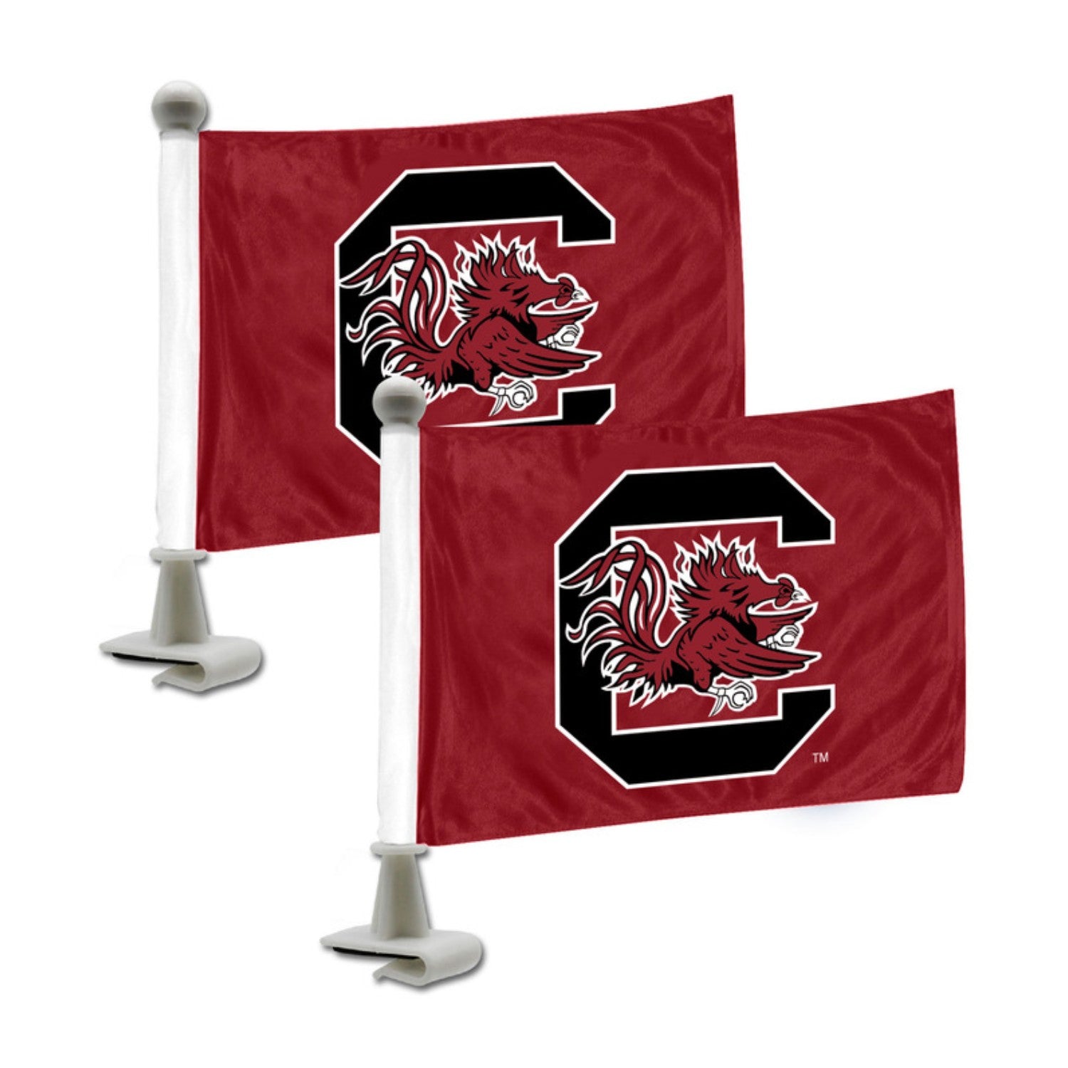SOUTH CAROLINA GAMECOCKS GARNET BLOCK C AMBASSADOR FLAGS
