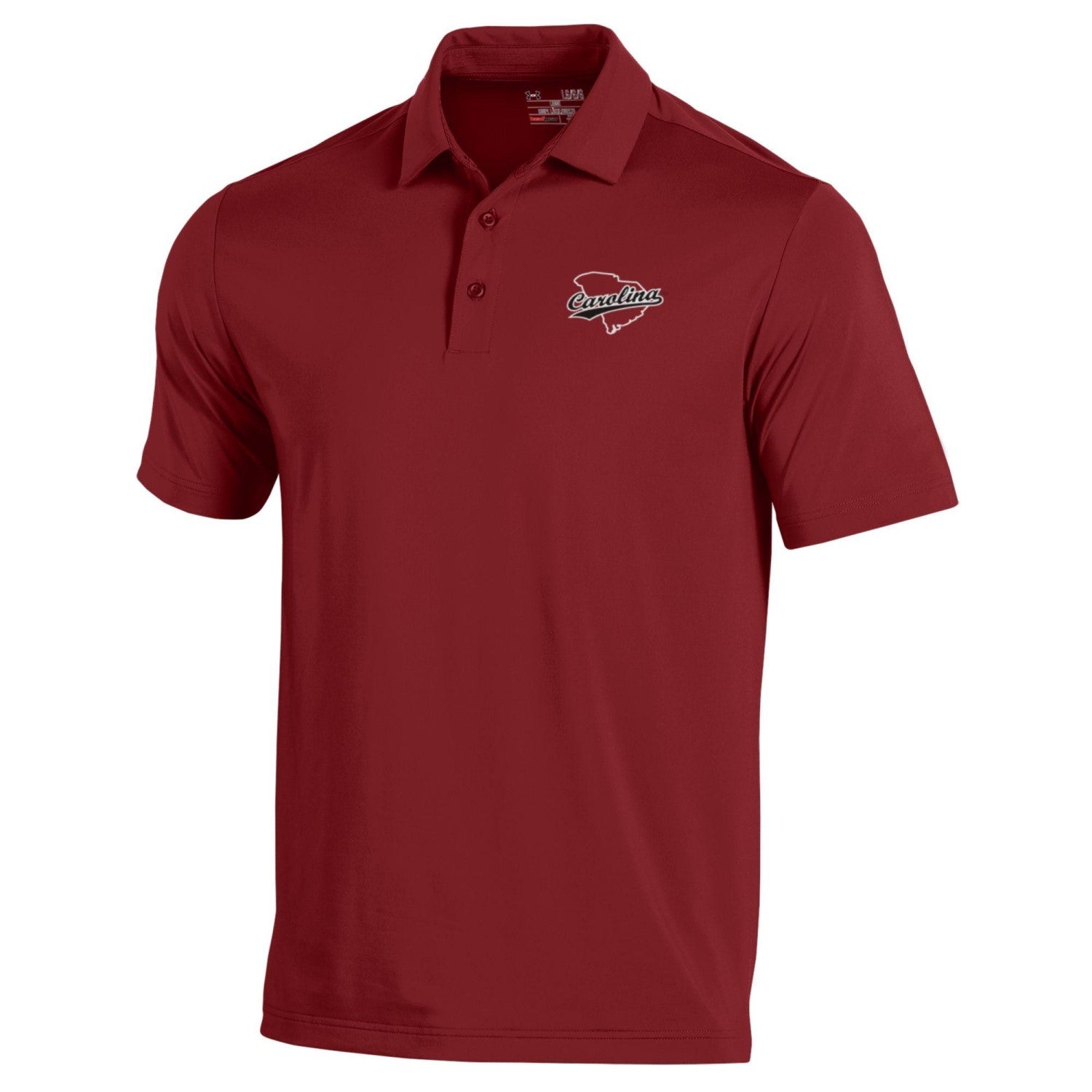 SOUTH CAROLINA GAMECOCKS GARNET CAROLINA IN STATE UA POLO