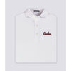 SOUTH CAROLINA GAMECOCKS TURTLESON WHITE SCRIPT PALMER POLO
