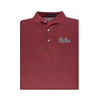 SOUTH CAROLINA GAMECOCKS TURTLESON GARNET AND BLACK DOT SCRIPT POLO