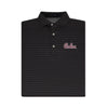 SOUTH CAROLINA GAMECOCKS TURTLESON BLACK AND WHITE BLITZ SCRIPT POLO