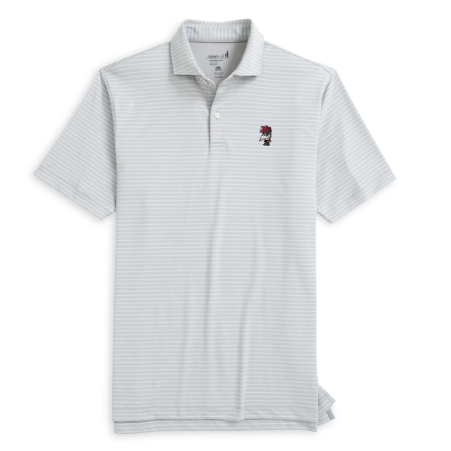 SOUTH CAROLINA GAMECOCKS GRAY VAULT BEAU POLO BY JOHNNIE-O