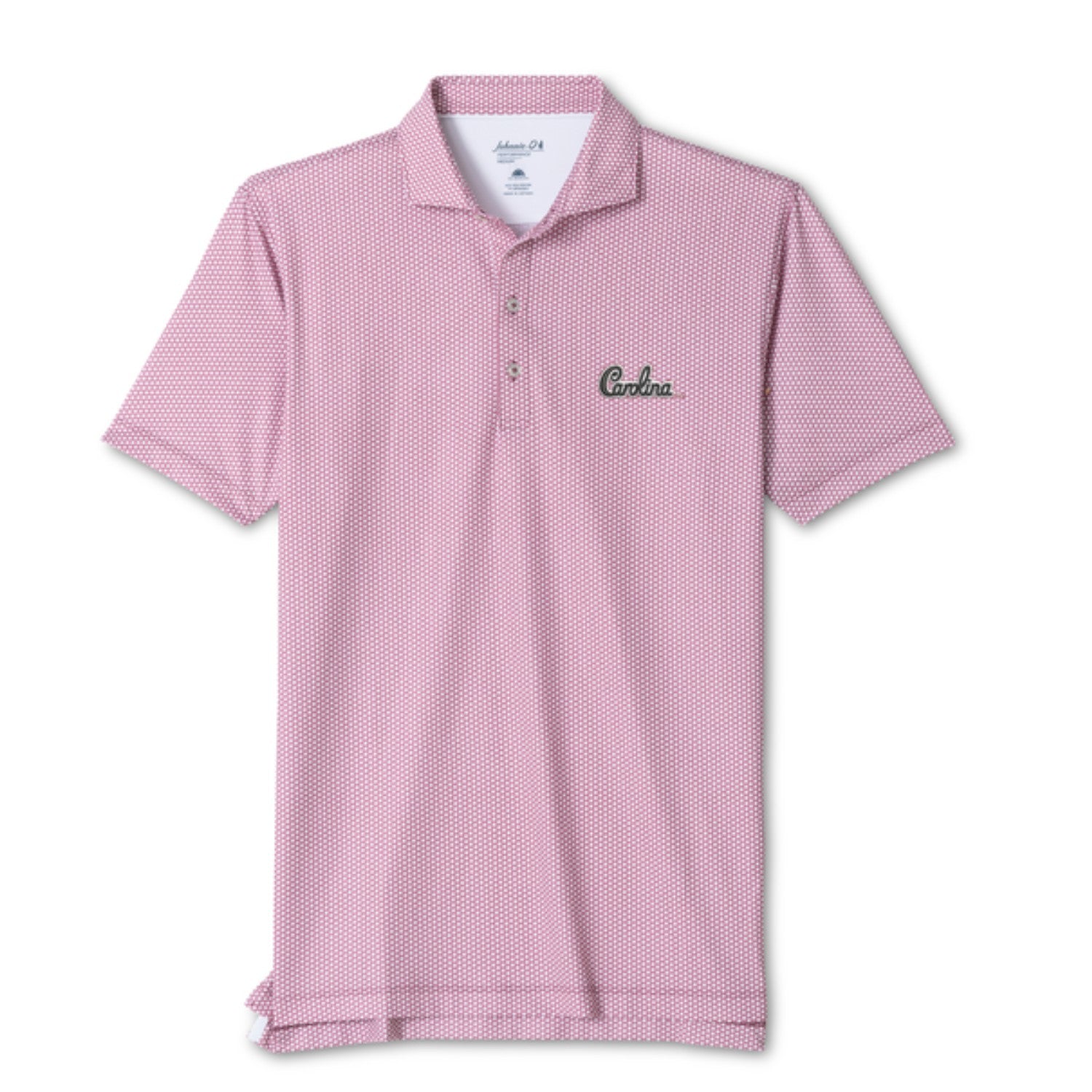 SOUTH CAROLINA GAMECOCKS GARNET SCRIPT HEX POLO BY JOHNNIE-O