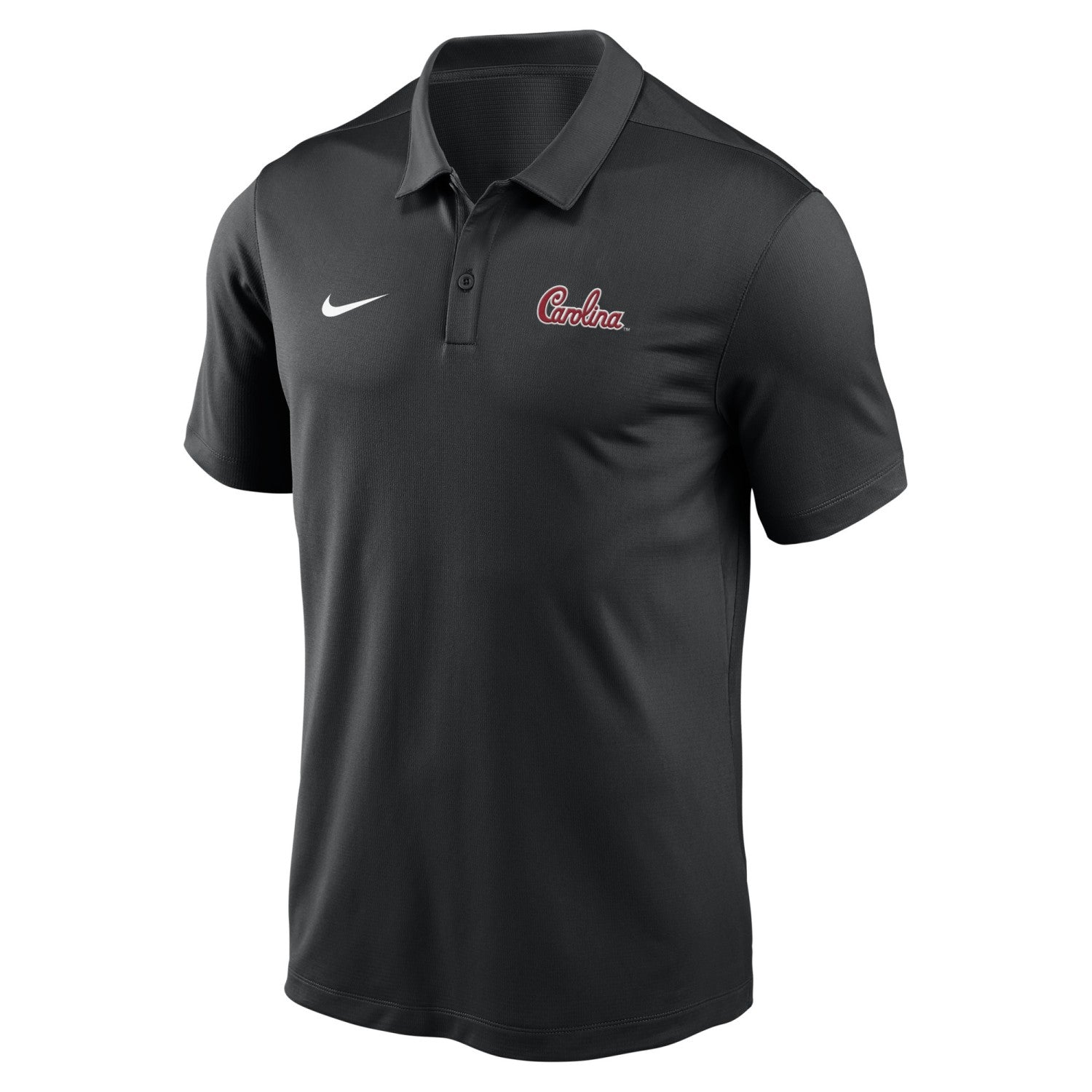 SOUTH CAROLINA GAMECOCKS BLACK SCRIPT NIKE VICTORY POLO