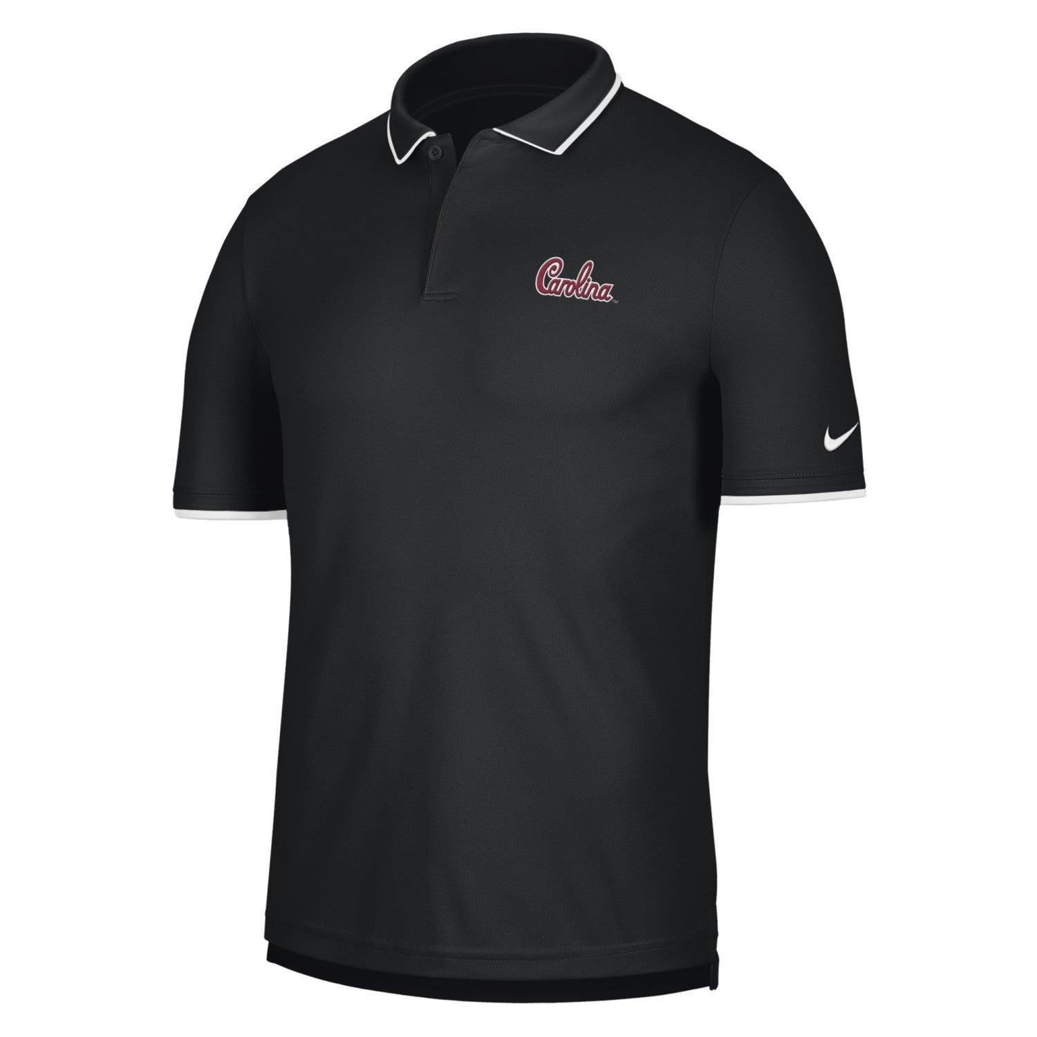 SOUTH CAROLINA GAMECOCKS BLACK SCRIPT NIKE UV COLLEGIATE POLO