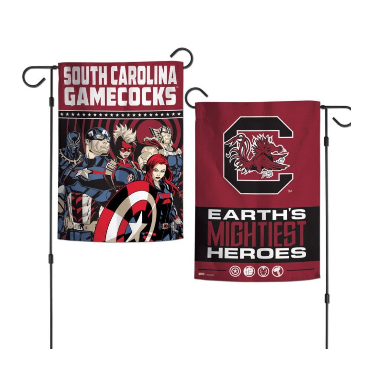 SOUTH CAROLINA GAMECOCKS MARVEL GARDEN FLAG