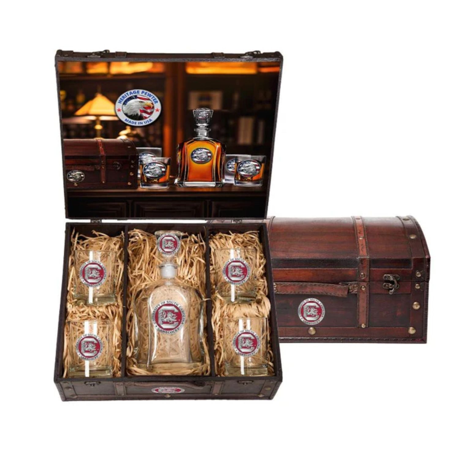 SOUTH CAROLINA GAMECOCKS CAPITOL CHEST SET