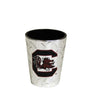 SOUTH CAROLINA GAMECOCKS DIAMOND PLATE SHOT GLASS