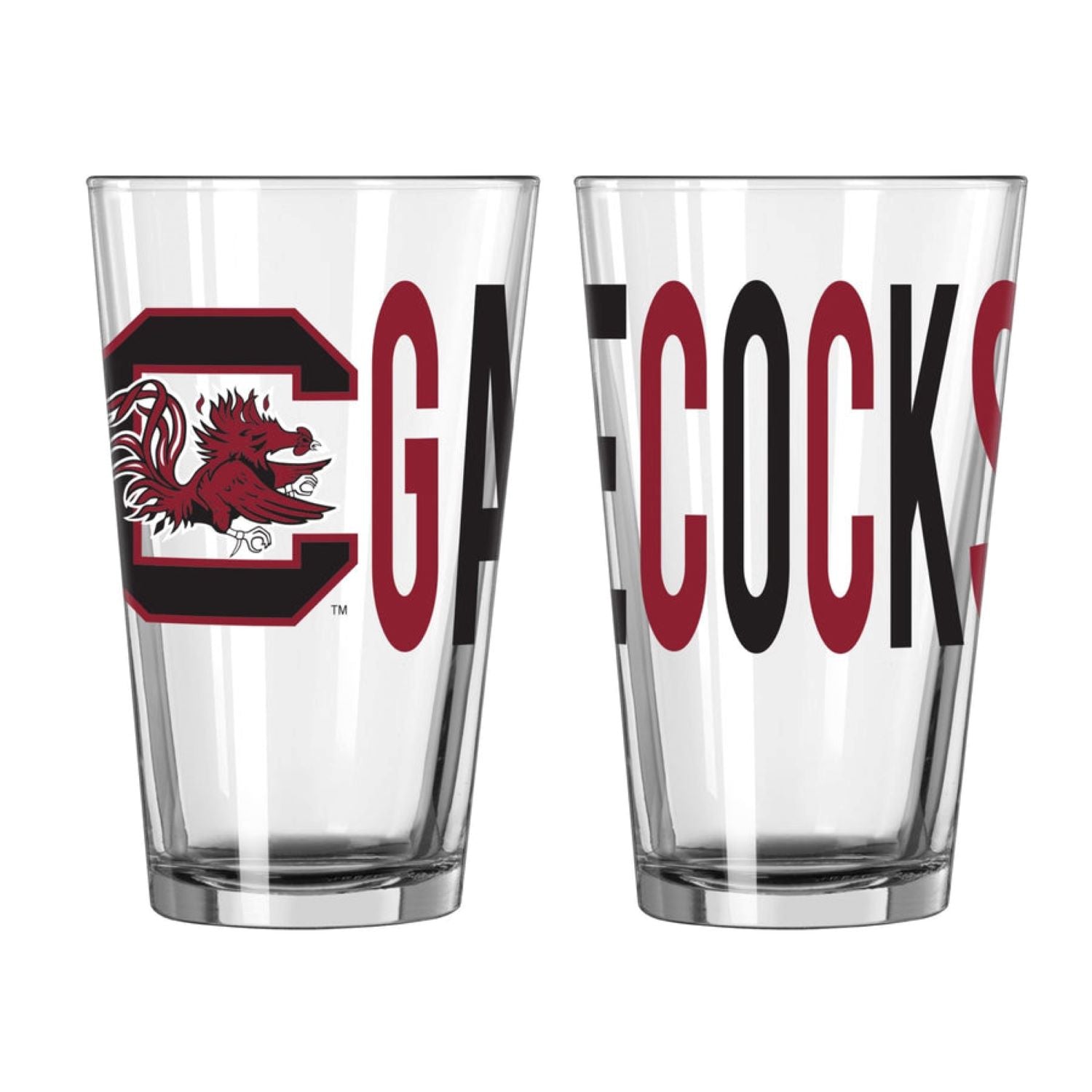 CAROLINA GAMECOCKS 16OZ OVERTIME PINT GLASS
