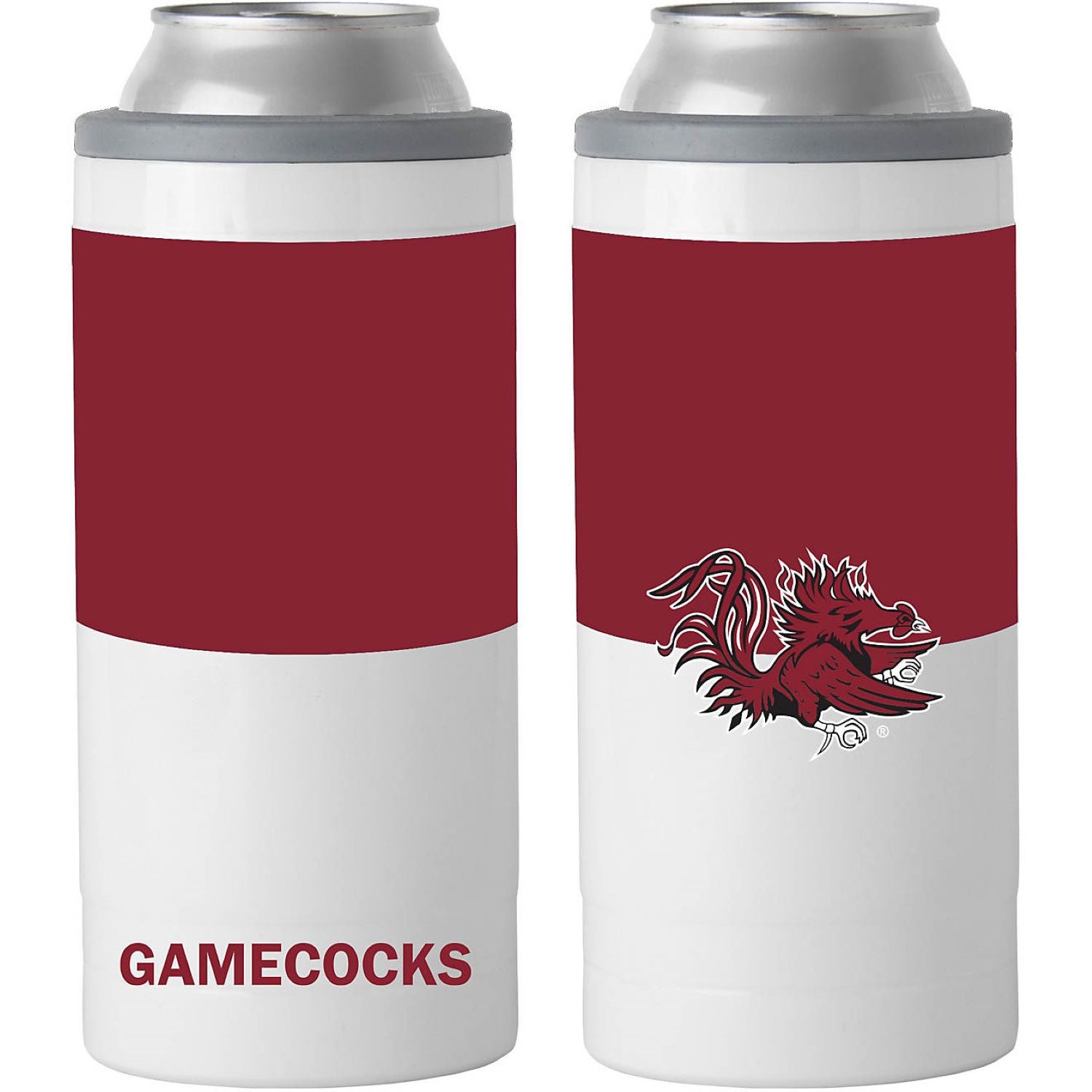 SOUTH CAROLINA STAINLESS 12OZ SLIM CAN COOLIE