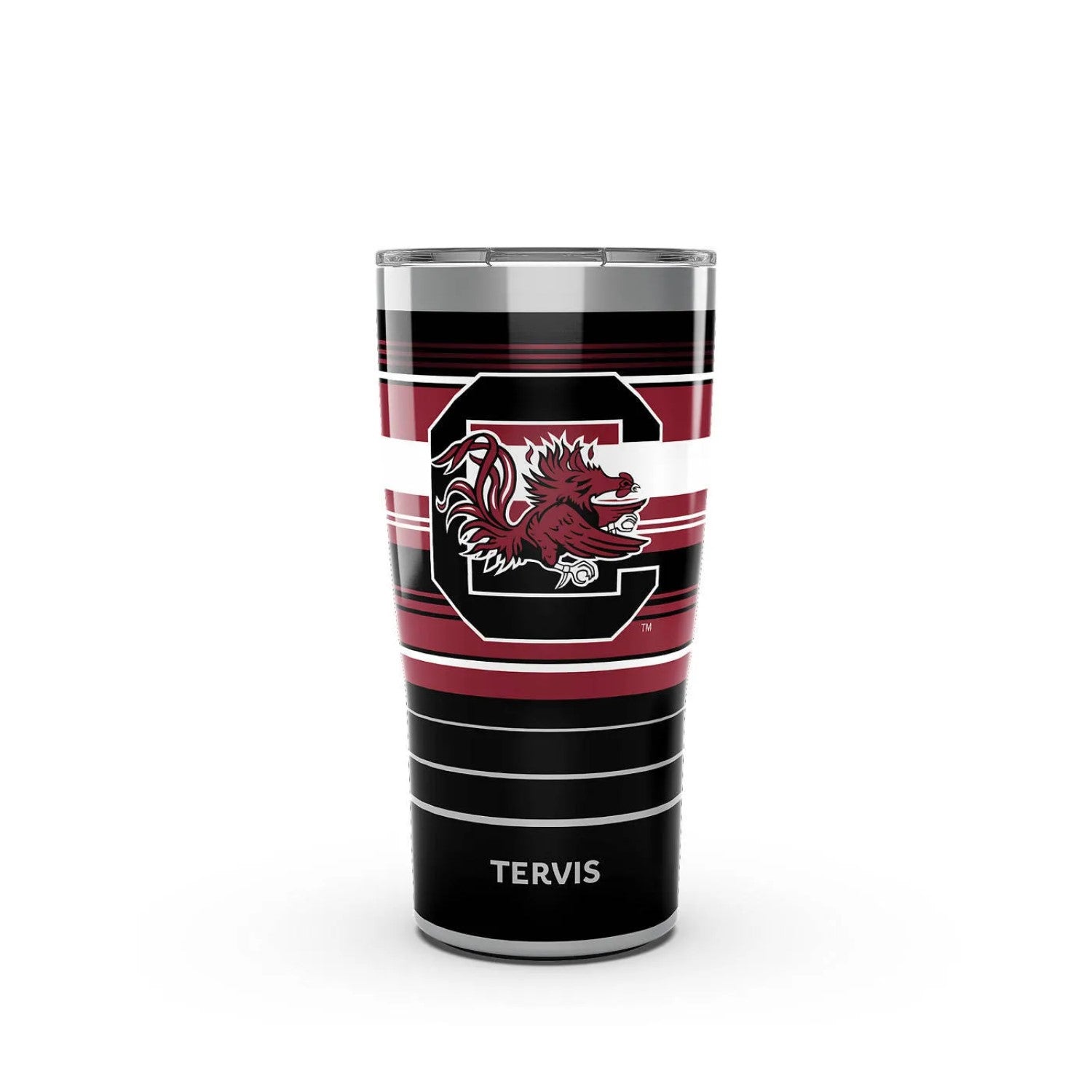 SOUTH CAROLINA GAMECOCKS HYPE STRIPES 20OZ STAINLESS STEEL TERVIS