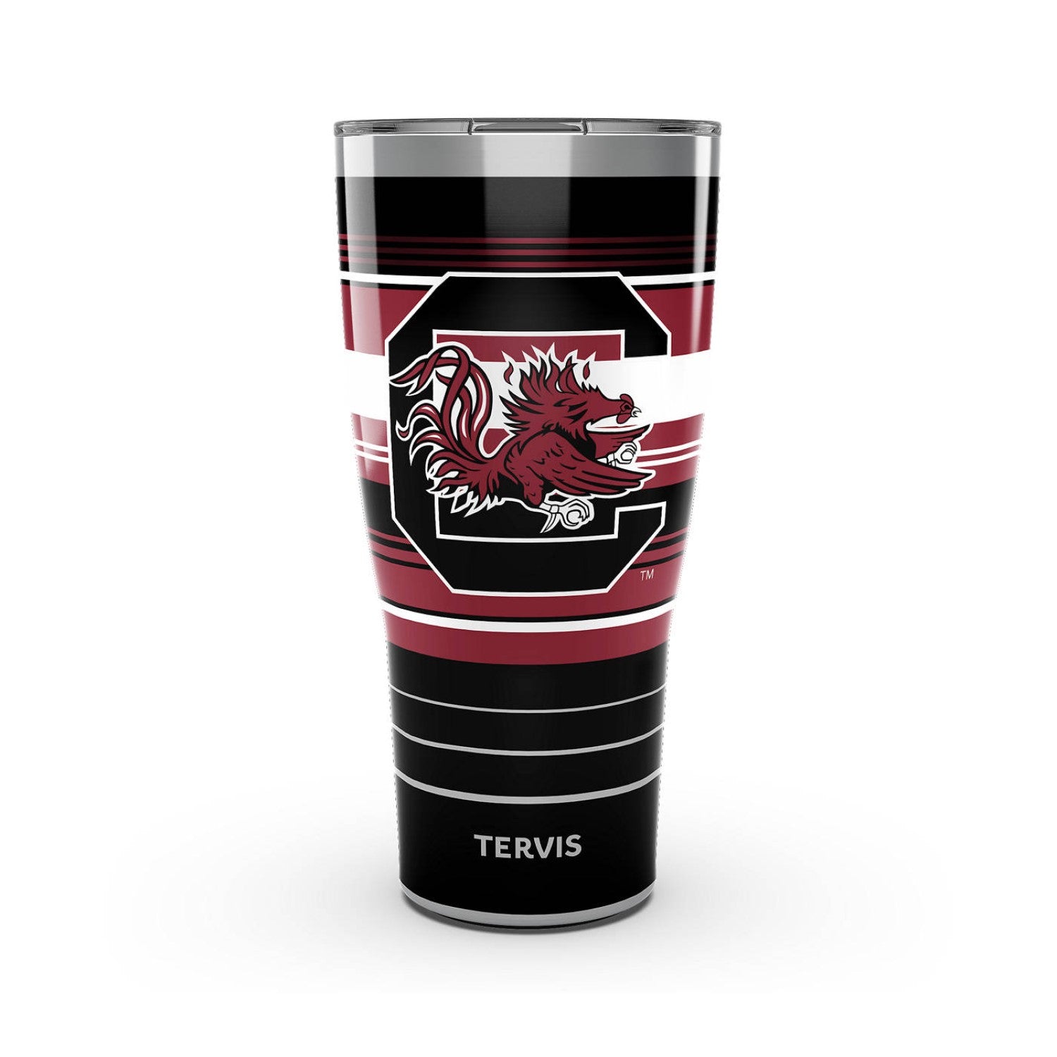 SOUTH CAROLINA GAMECOCKS HYPE STRIPES 20OZ STAINLESS STEEL TERVIS