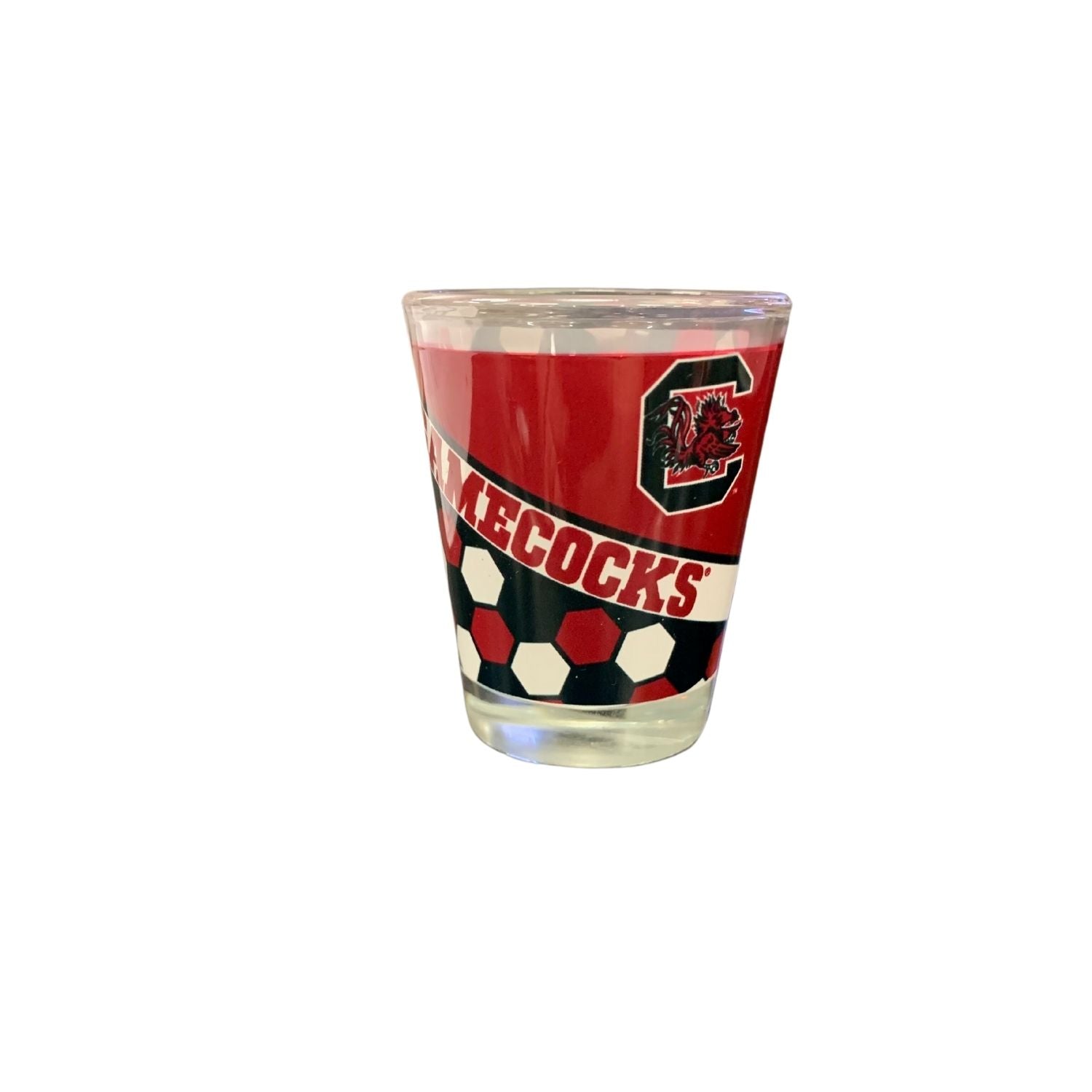 GO GAMECOCKS HONEYCOMB SHOT GLASS