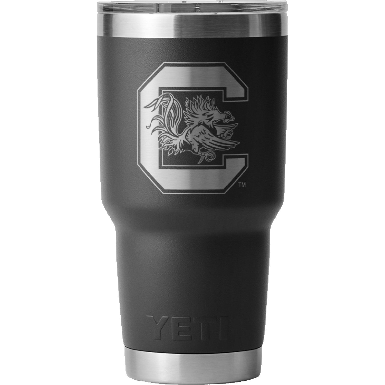 BLACK SOUTH CAROLINA GAMECOCKS 30OZ YETI RAMBLER