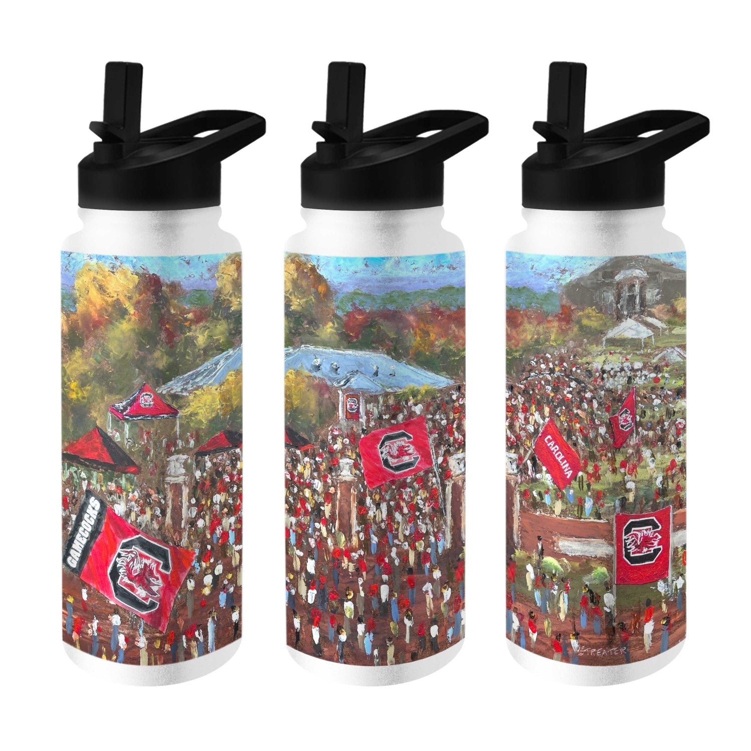 SOUTH CAROLINA GAMECOCKS 34OZ COLLECTOR WATER BOTTLE