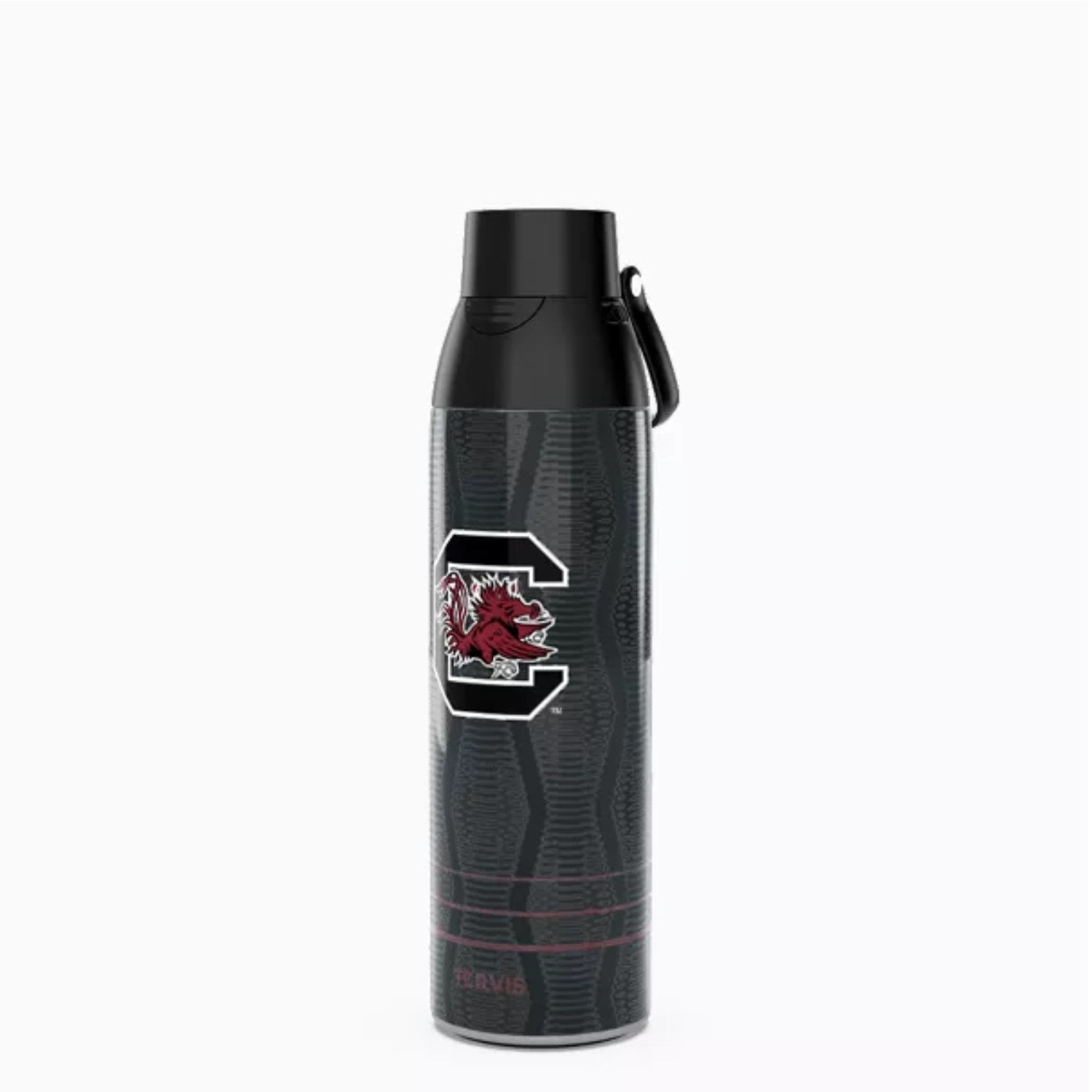 SOUTH CAROLINA GAMECOCKS 26OZ BLACK STAINLESS WATER BOTTLE
