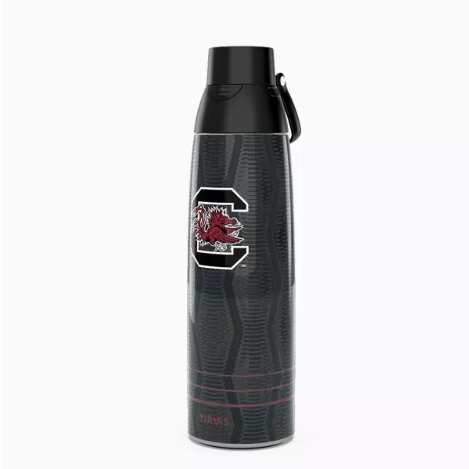 SOUTH CAROLINA GAMECOCKS 36OZ BLACK STAINLESS WATER BOTTLE