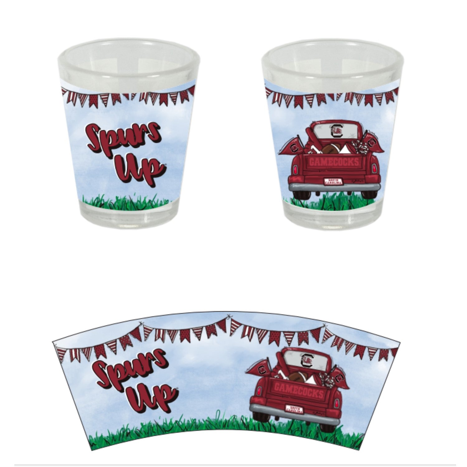 SOUTH CAROLINA GAMECOCKS TAILGATE SHOT GLASS