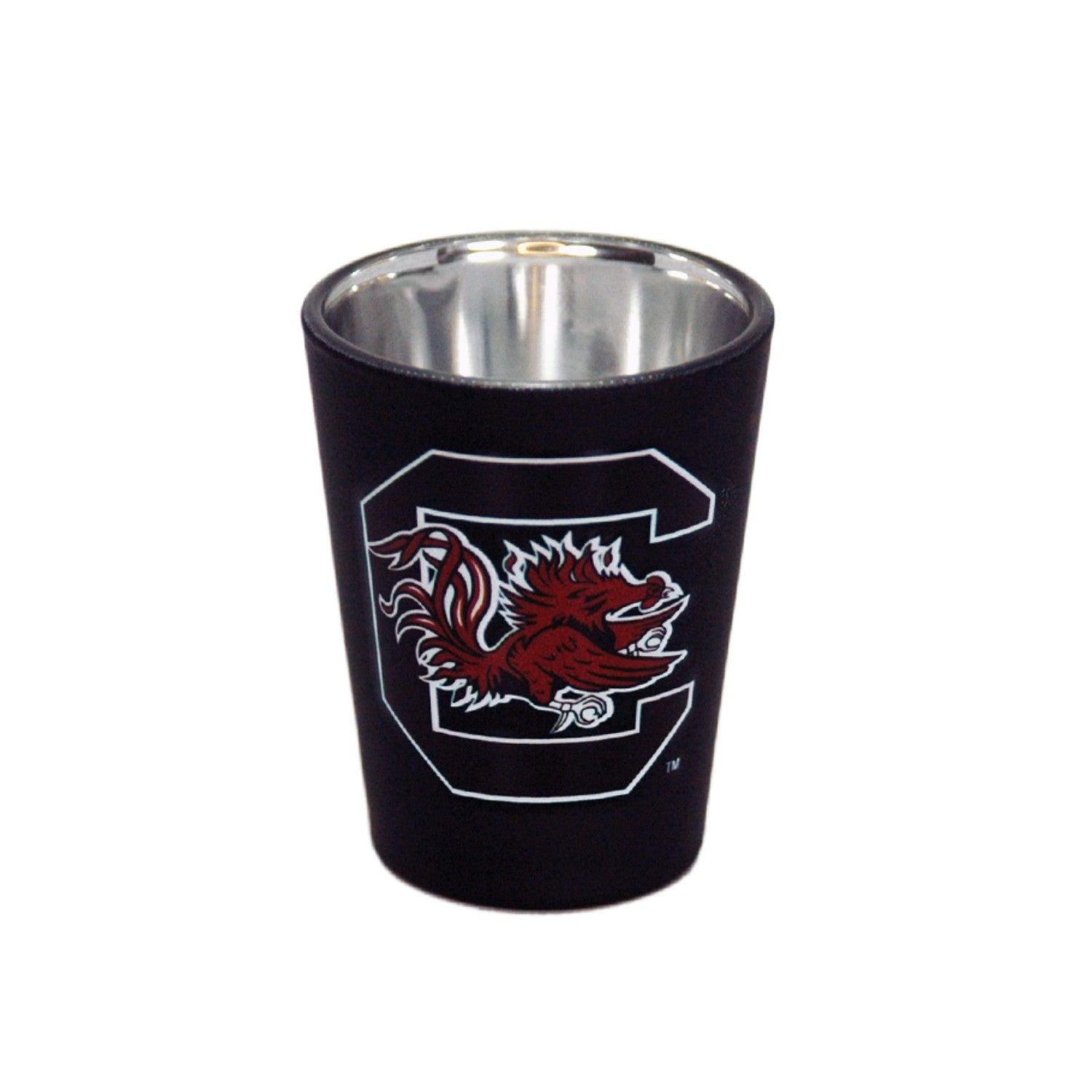 SOUTH CAROLINA GAMECOCKS MATTE BLACK BLOCK C SHOT GLASS