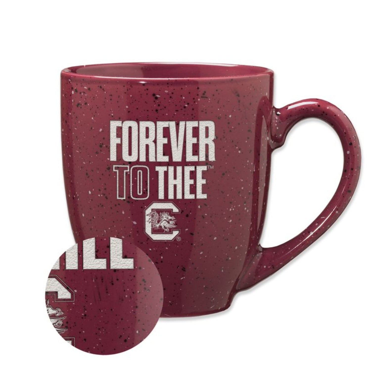 SOUTH CAROLINA GAMECOCKS FOREVER TO THEE GARNET 16OZ BISTRO MUG