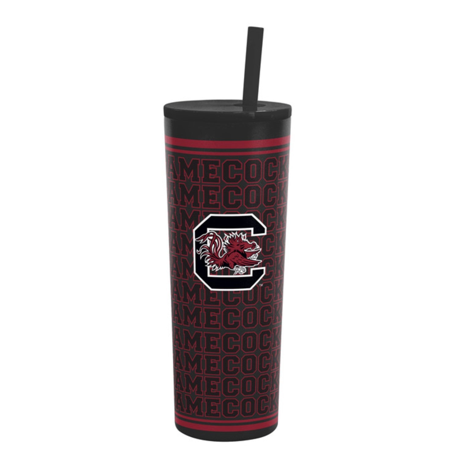 SOUTH CAROLINA GAMECOCKS BLACK 30OZ ECHO STRAW TUMBLER