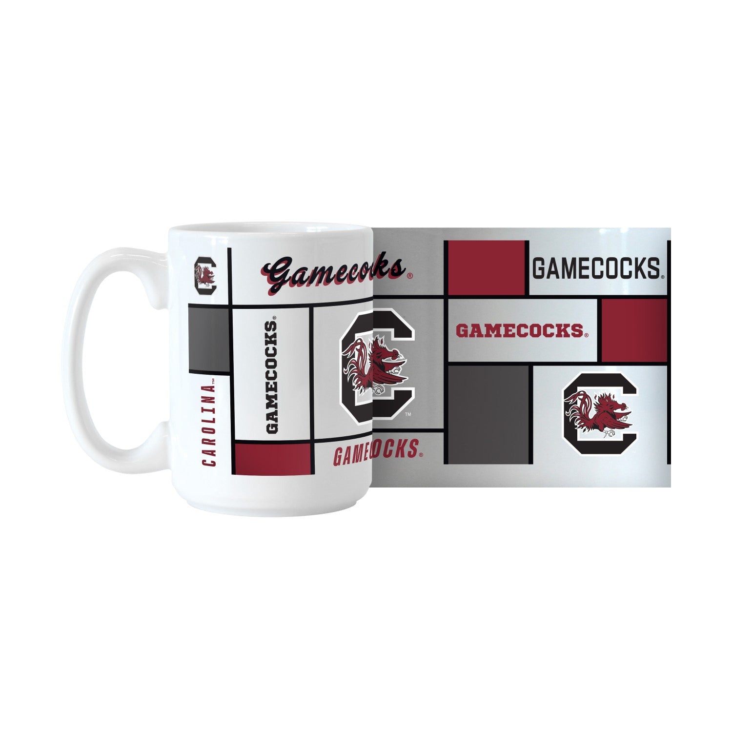 SOUTH CAROLINA GAMECOCKS 15OZ QUILT MUG