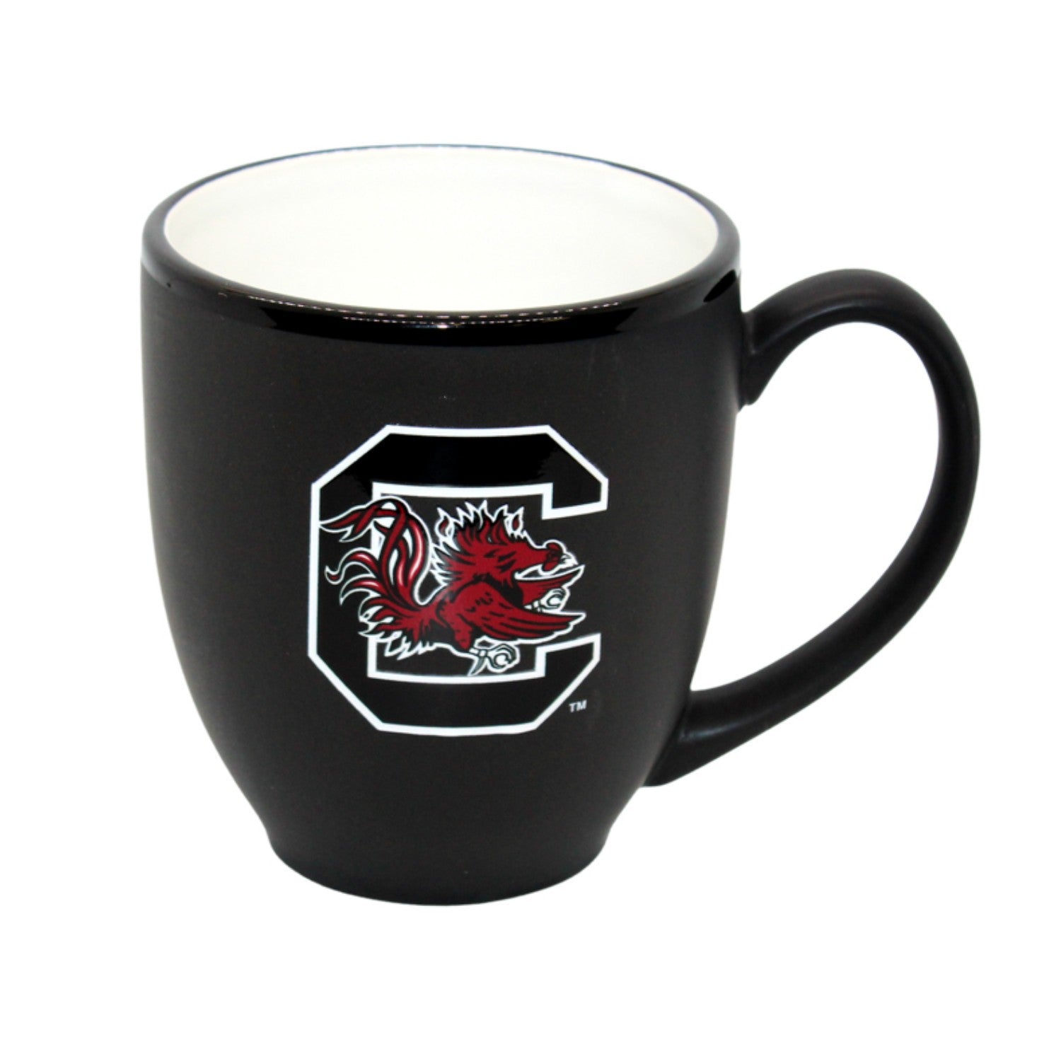 SOUTH CAROLINA GAMECOCKS BLACK CERAMIC BISTRO MUG