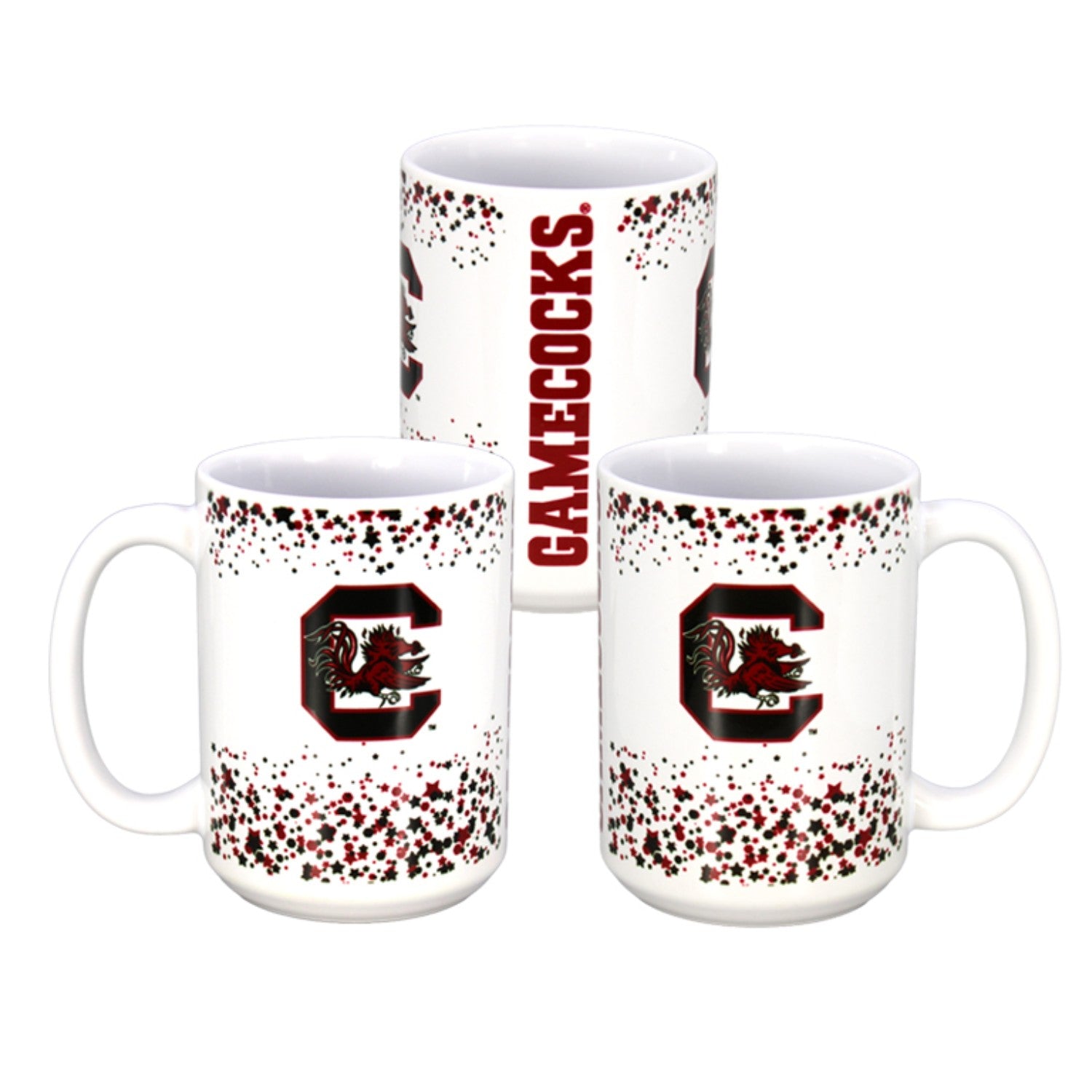 SOUTH CAROLINA GAMECOCKS GRANDE CONFETTI CERAMIC MUG