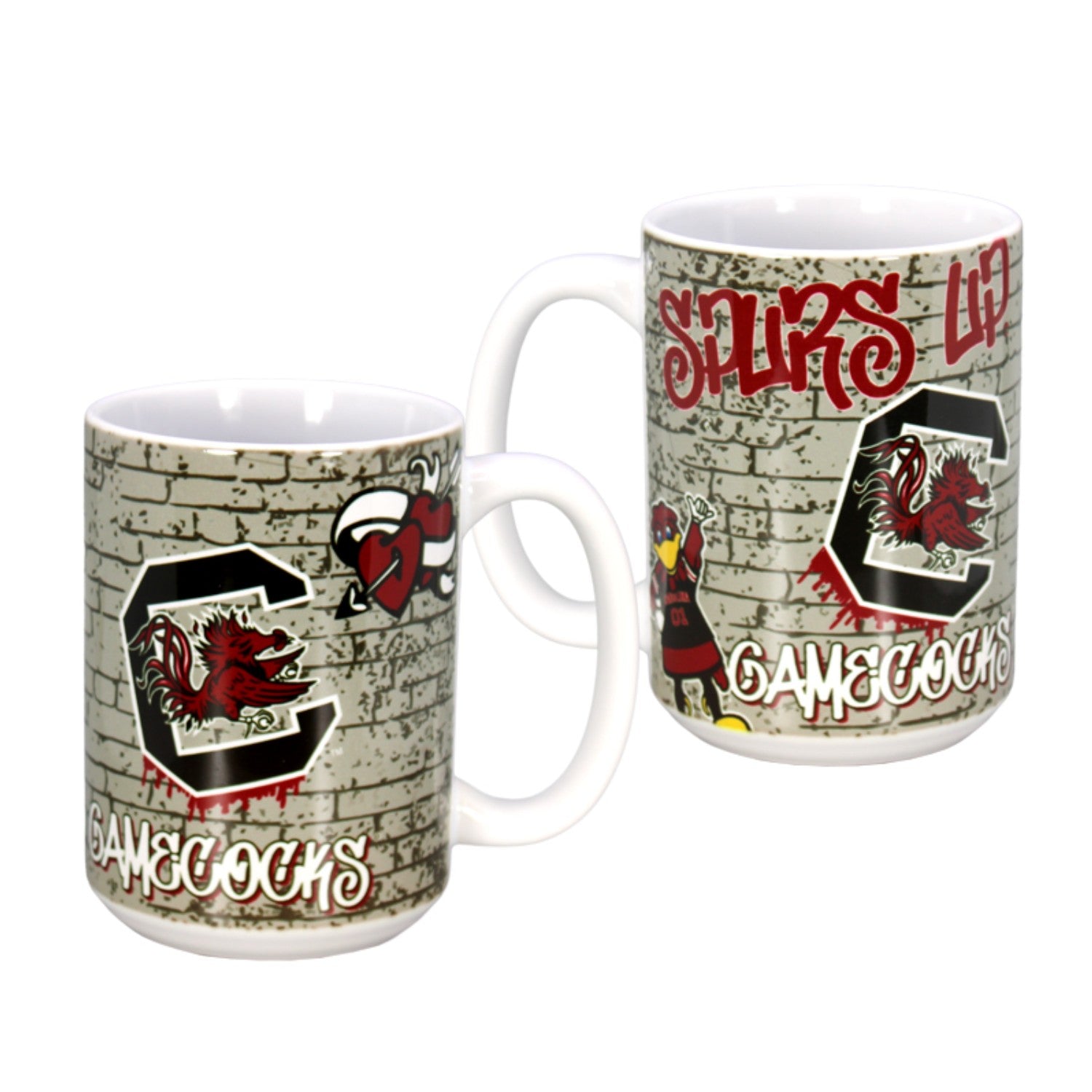 SOUTH CAROLINA GAMECOCKS GRANDE GRAFFITI CERAMIC MUG