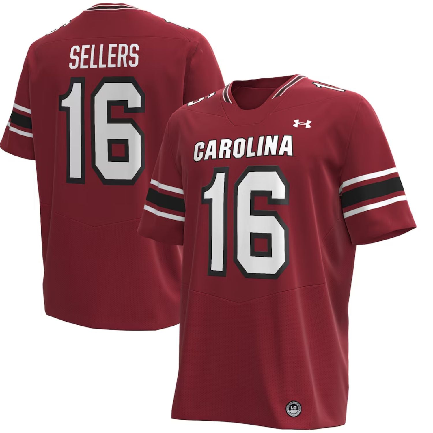 SOUTH CAROLINA GAMECOCKS UA GARNET SELLERS FOOTBALL JERSEY