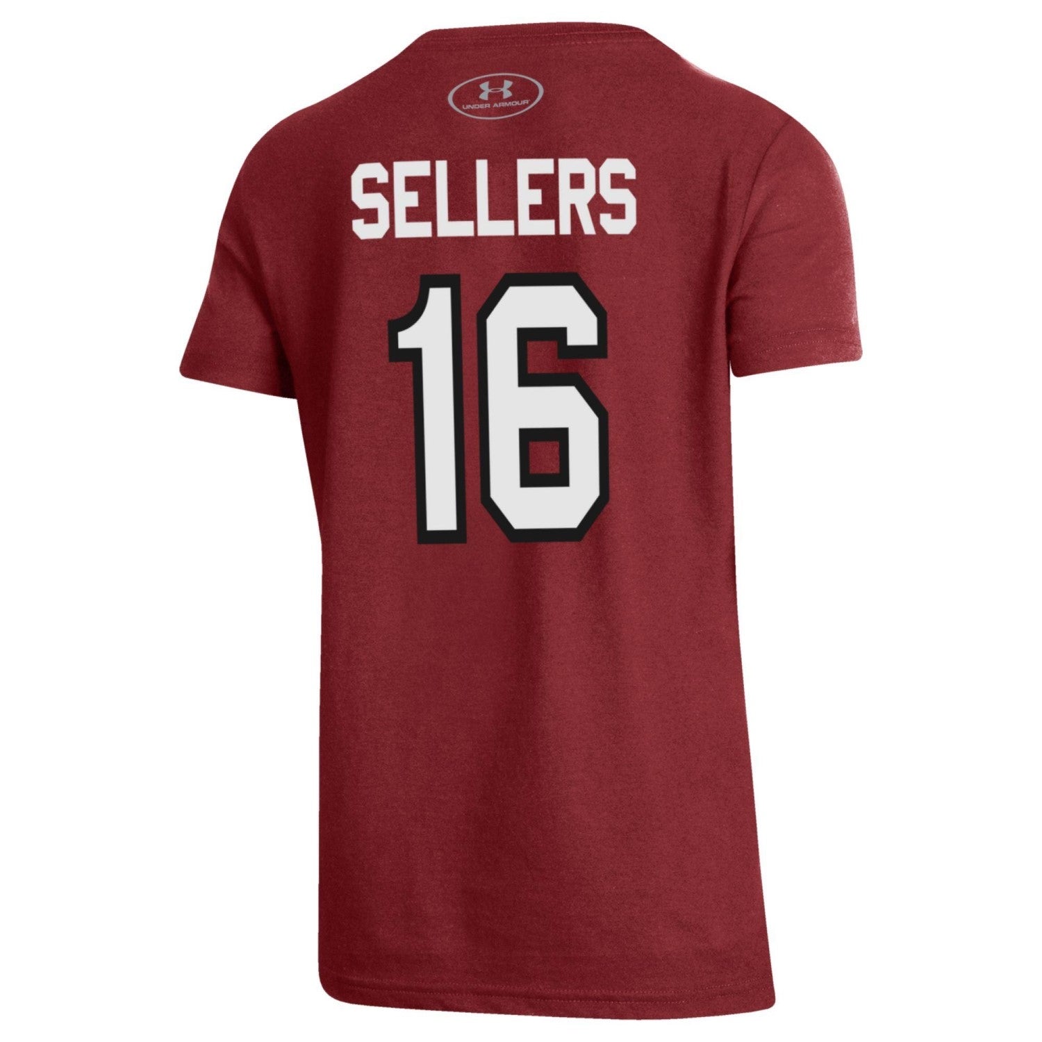 SOUTH CAROLINA GAMECOCKS GARNET #16 SELLERS YOUTH SHIRZEE